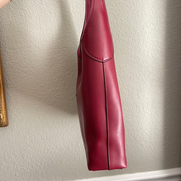 NWT Coach Brooklyn Shoulder Bag 28 Dark Ruby - Picture 7 of 10